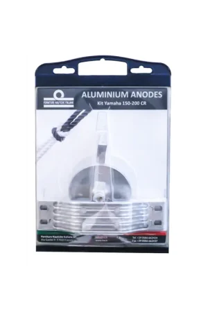 Compra Oggi Stesso Tecnoseal kit anodi alluminio Yamaha fuoribordo 150-200 HP counter rotation