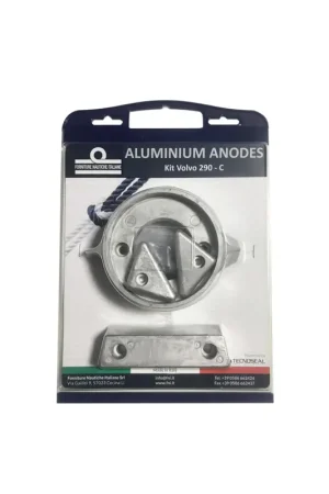 Solo Oggi Tecnoseal kit anodi alluminio Volvo Penta 290C, rif. 875815-852835-872793