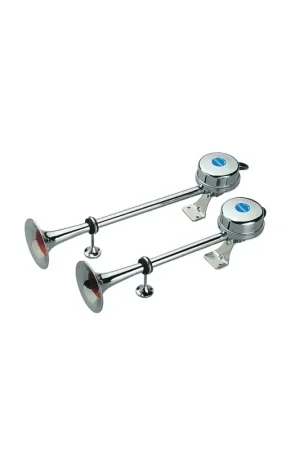 Offerta Marco EM1/2, coppia trombe elettromagnetiche bitonali inox 12V/24V, 121 dB