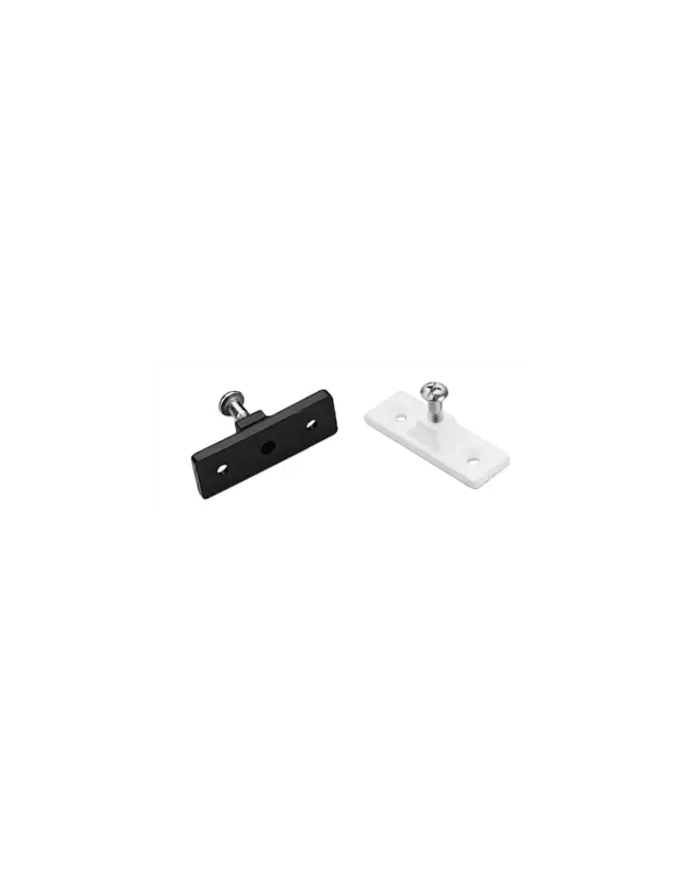 Supporti a parete laterali in nylon 63x22 mm, perno 6,3x26 mm Ultimissimo Modello