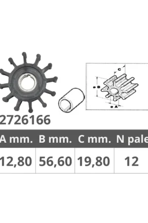 Girante universale Finnord JMP 7170, Sherwood 10077K, Westerbeke 33112 Promozione Esclusiva