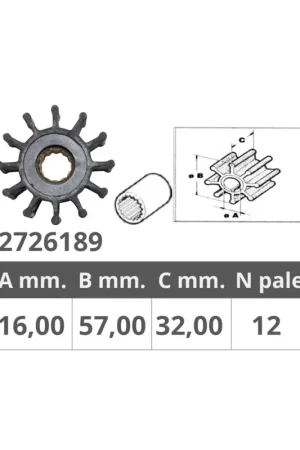 Nuova Collezione Girante Finnord compatibile Volvo 21213660, 3862567, 21951348