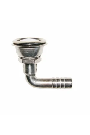 Sfiato curvo ad incasso inox AISI 316, attacco da 16 e 20 mm, filo coperta Prezzo Conveniente