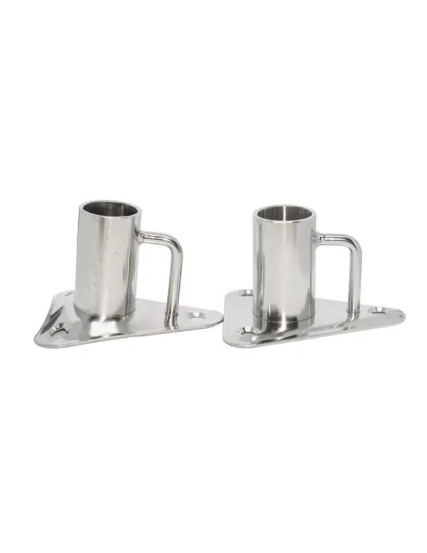 Base candeliere inox AISI 316 microfusa, Ø 25 mm, 76x89 mm, 0° o 6° Prezzo Basso