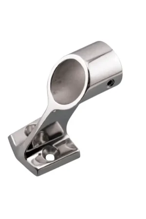 Più Venduto Centrale per corrimano inox AISI 316, Ø 22 mm, H 52 mm, base 37x32 mm