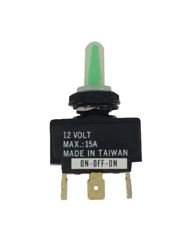 Miglior Prezzo Marine Town interruttore a levetta illuminato con cappuccio stagno 16A 12V
