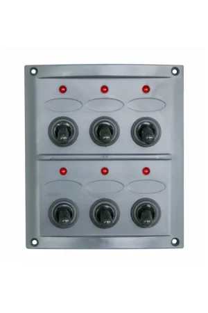 Pannello elettrico AAA 6 interruttori a leva, ABS anti-UV, fusibili 15A Offerta
