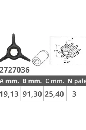 Di Tendenza Girante Finnord per Johnson/Evinrude 432941/437059/438592, 2T 25-75 HP