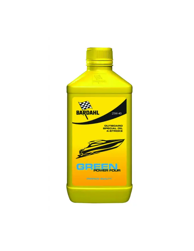 Bardahl Green Power Four 25W-40 olio sintetico motori 4T fuoribordo, 1 L Prezzo Ridotto