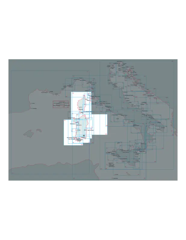 Carte nautiche IIM, Corsica e Sardegna, scale 1:25.000-1:250.000 Compra Online