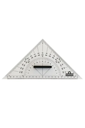 Squadra nautica plexiglas, doppio goniometro, ipotenusa 250 mm, conf. 8 Direttamente Dal Produttore
