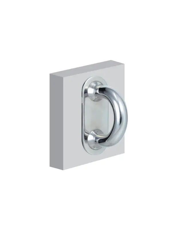 Professionale Marine Town cavallotto a U inox lucidato a specchio Deluxe, filetto 9-13 mm