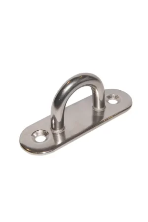 Piastra stretta con cavallotto inox, base da 45x15 a 80x26 mm, Ø 5-8 mm Bestseller