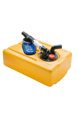 Quantità Limitata Can SB serbatoio acque nere e grigie con pompa Jabsco 12V, 35-83 lt