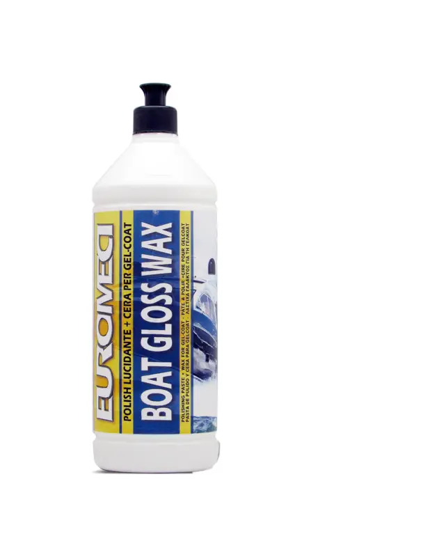Euromeci Boat Gloss Wax, polish con cera protettiva gel-coat, flacone 1 lt Più Venduto