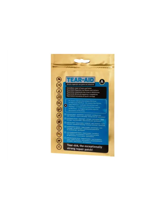Tear Aid Type A, pezza adesiva trasparente multi-materiale, 7,6x30 cm Prezzo Basso