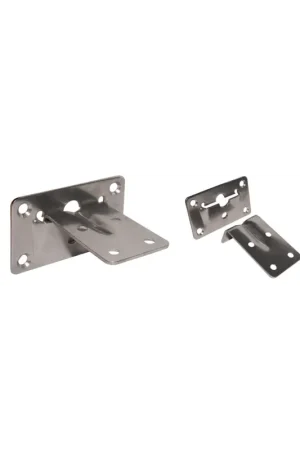 Promo Stagionale AAA coppia supporti inox per mensole, 86×52×70 mm spessore 2 mm
