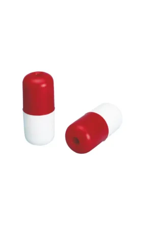 Reso Gratuito Nuova Rade galleggiante olivetta rosso/bianco, foro Ø 10 mm, 14x6 cm