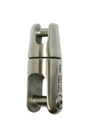 Marine Town giunto girevole inox AISI 316 ogivale, rottura 1700 kg, catena Direttamente Dal Produttore