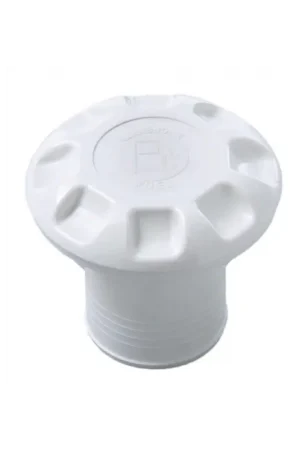 Can Sb tappo imbarco nylon bianco, Ø 88 mm, tubo 38-50 mm, fuel e water Non Perdere