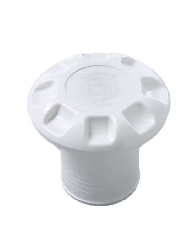 Can Sb tappo imbarco nylon bianco, Ø 88 mm, tubo 38-50 mm, fuel e water Non Perdere