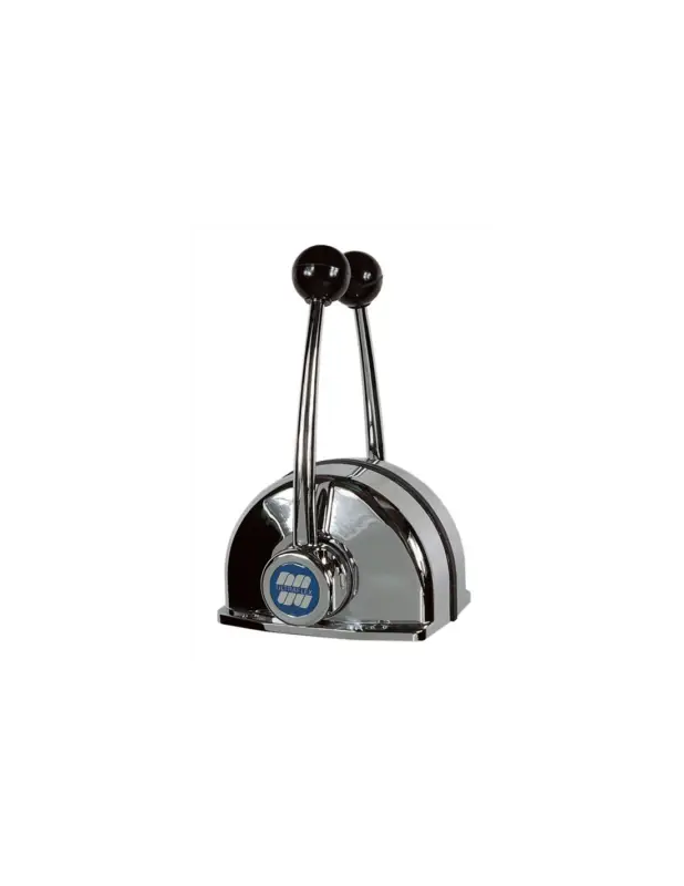 Ultraflex B104 scatola comando monoleva due motori alluminio cromato Affare