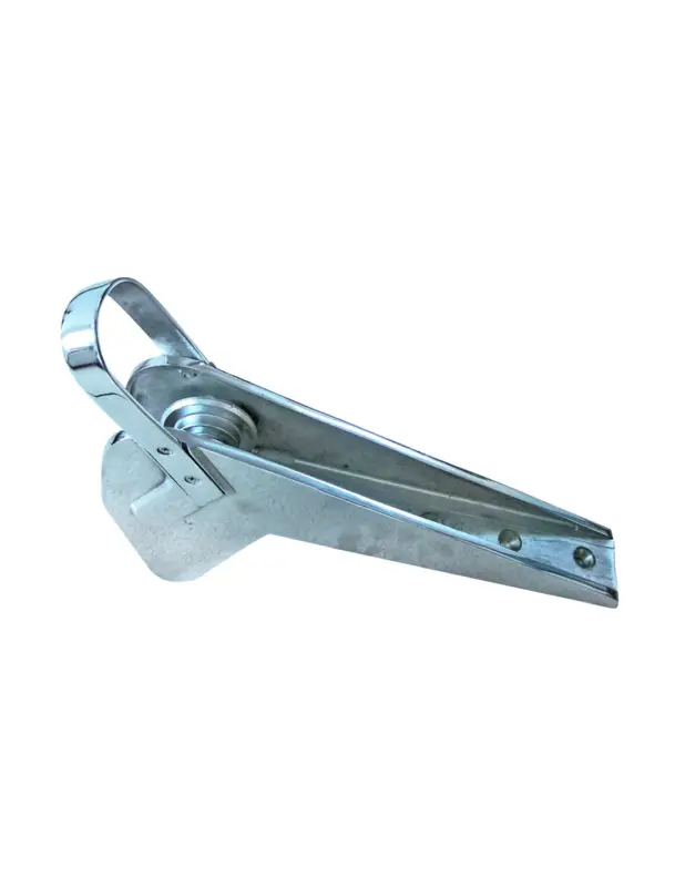 Musone di prua AISI 316 lucidato, ancore Bruce 10-20 kg, puleggia inox Più Venduto