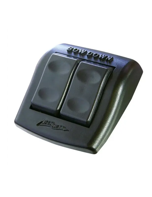 Bennett Pannello comando flap, 2 interruttori basculanti, 70x70x40 mm Non Perdere
