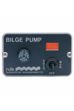 Rule, pannello interruttore 3 vie per pompe sentina, 12V/24V, fusibile 20A Economico