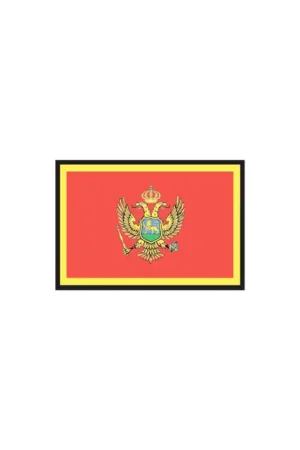 Bandiera Montenegro in poliestere per imbarcazioni Non Perdere