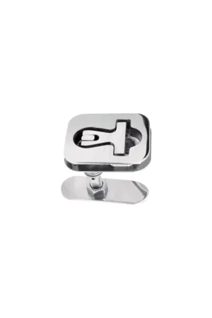 Chiusura a compressione Q1 rettangolare, inox, montaggio interno Ultime Pezzi