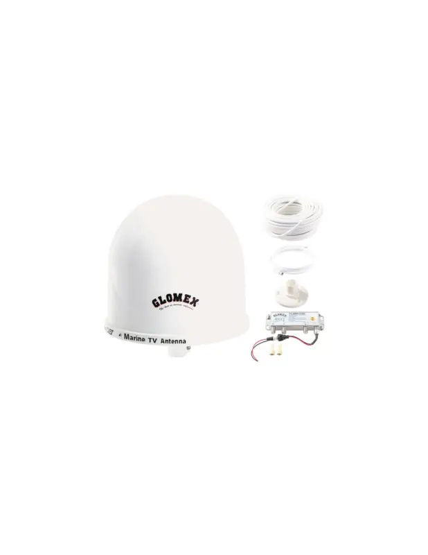 Glomex Altair V9126AGC antenna TV omnidirezionale 12/24V con AGC Nuovo Arrivo