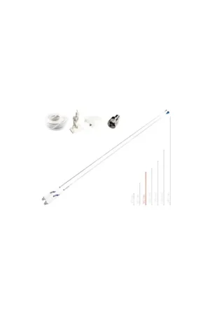 Popolare Antenna VHF RA106 RIB svitabile e stivabile per gommoni