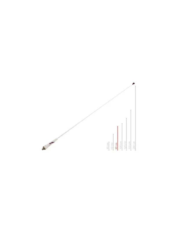 Antenna VHF in vetroresina per barche a vela Spedizione Espresso