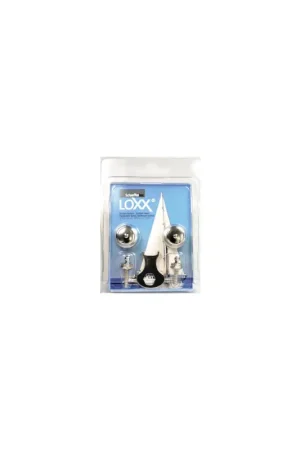 Loxx bottoni automatici ottone cromato nichelato, blister 2 pezzi Offerta Limitata