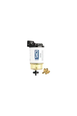 Prezzo Conveniente SACS 4121522 filtro separatore benzina, cartuccia 10 micron, raccordi 1/4 NPT