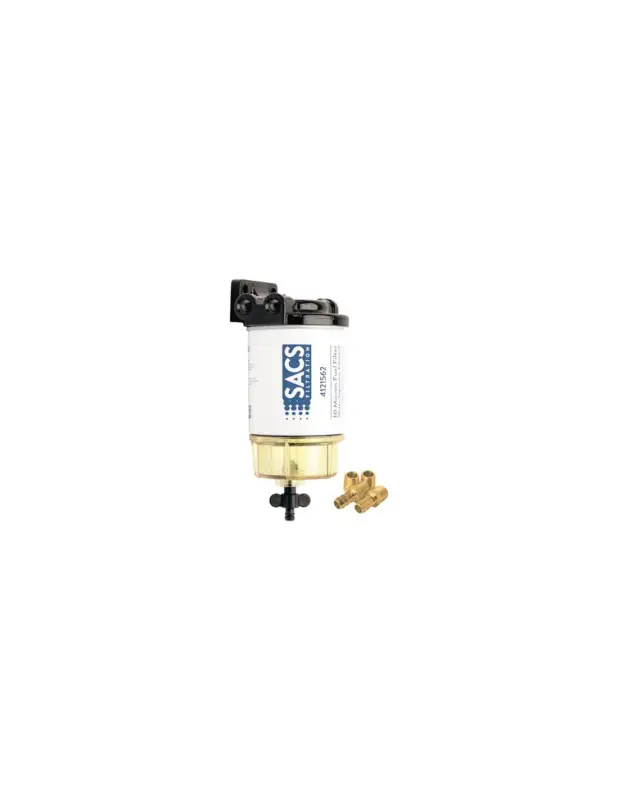 Prezzo Conveniente SACS 4121522 filtro separatore benzina, cartuccia 10 micron, raccordi 1/4 NPT