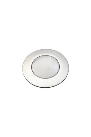 Faretto LED slim a incasso D85 mm, alluminio satinato, 12 V, 3,4 W Soddisfatti O Rimborsati
