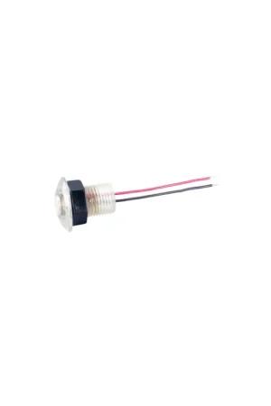 Ultima Occasione Luce di cortesia LED 12V a incasso, corpo trasparente, D38 mm, 0,2 W