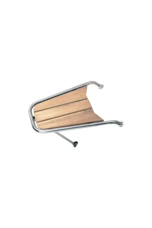 Economico Delfiniera Marine 75 teak e inox 316, 75 × 48 × 33 cm