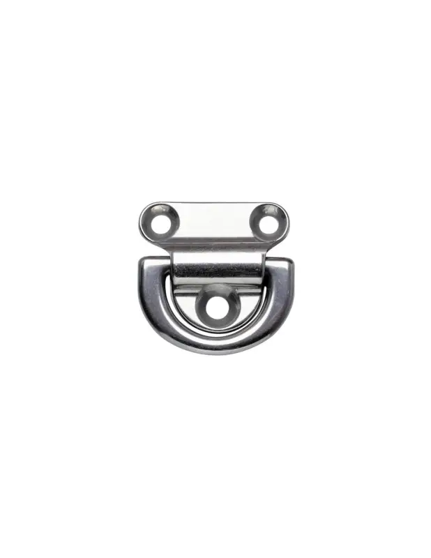 Anello su piastra 3 fori Heavy Duty in acciaio inox da fusione Nuova Collezione