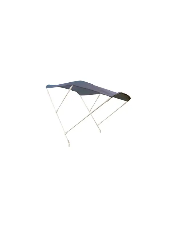 Non Perdere Tendalino bimini Blue alta 3 archi struttura in alluminio laccato bianco