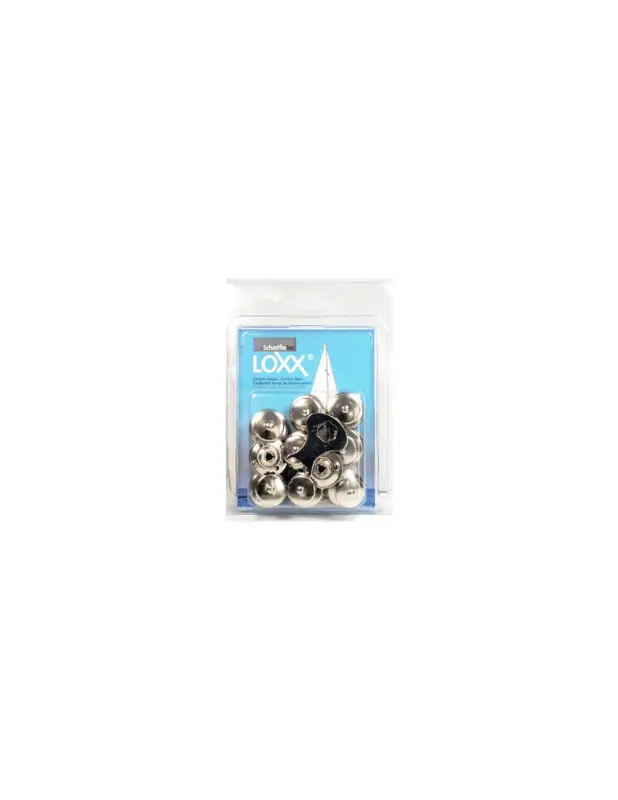 Loxx bottoni automatici ottone cromato nichelato, blister 10 pz Compra Online