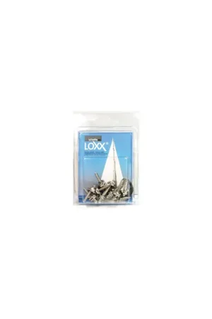 Popolare Loxx viti mordenti in acciaio inox in blister con chiavetta