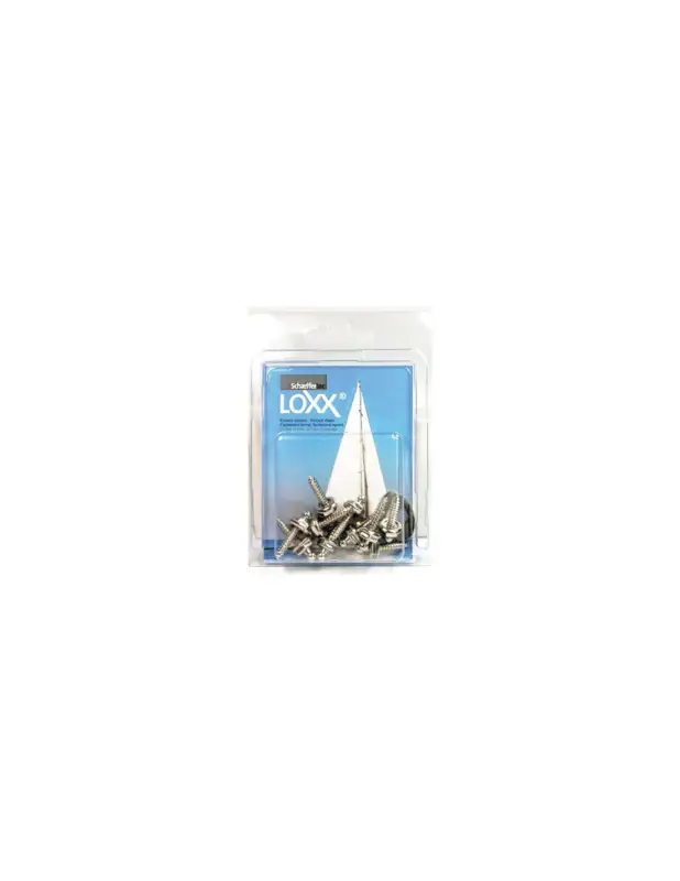 Popolare Loxx viti mordenti in acciaio inox in blister con chiavetta