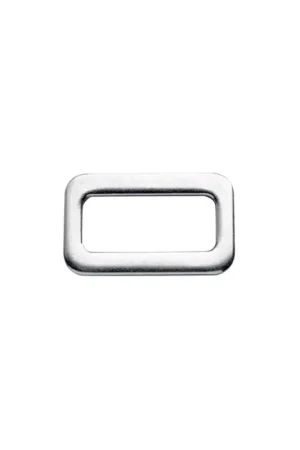 Fibbia a entrata singola inox per cinghie, 65x40 mm, carico 50 kg Professionale