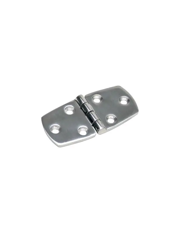 Cerniera a biscotto misura S, acciaio inox extracrome 3 mm, 38x75 mm Spedito Oggi