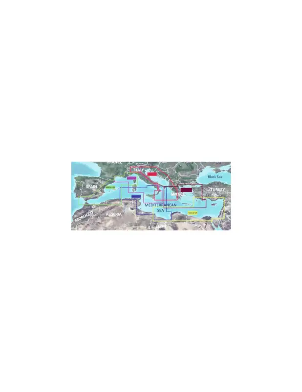 Ultime Pezzi Garmin BlueChart G3 Regular Area, Cartografia Nautica HD