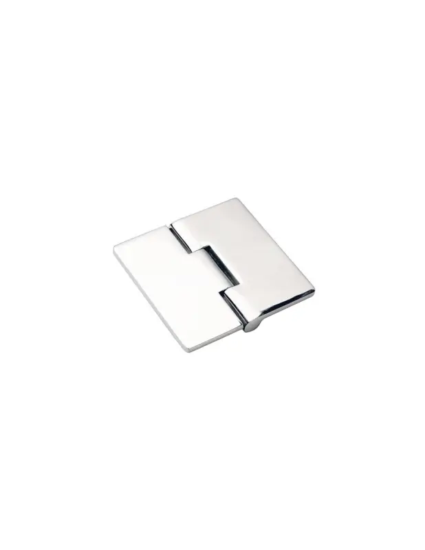 Cerniera a filo Slim M, inox lucido, 70x65 mm Soddisfatti O Rimborsati