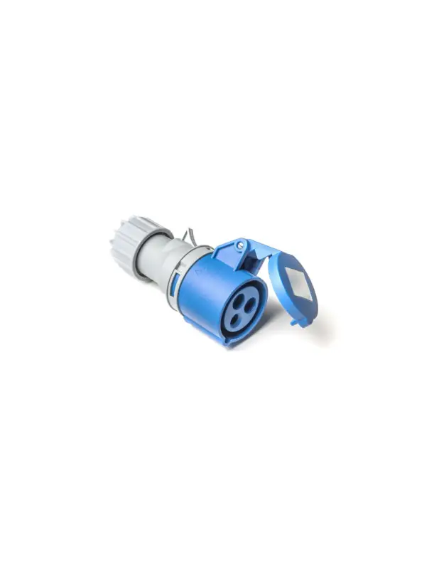 Presa Tripolare CE ELECTRA con Coperchio 16A IP44 Spedizione Espresso